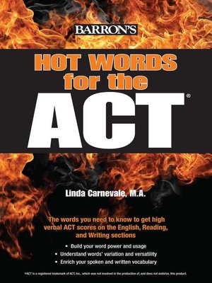 cover image of Hot Words for the ACT